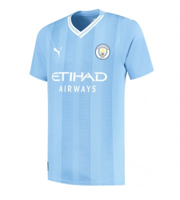 Lacne Muži Futbalové dres Manchester City 2023-24 Krátky Rukáv - Domáci